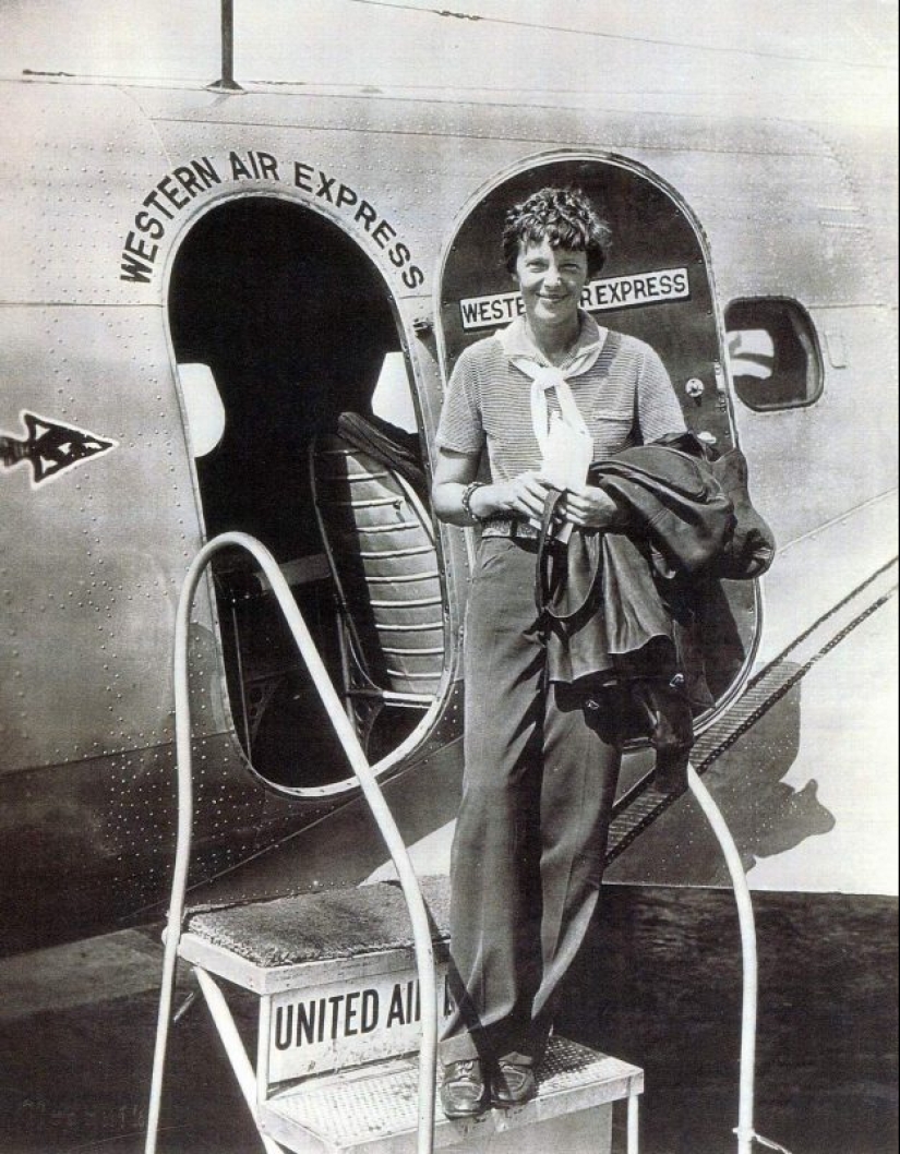 Brave pilot Amelia Earhart: an aviation legend who disappeared in the sky