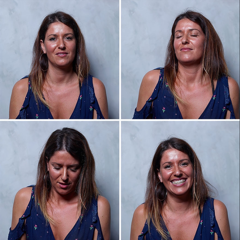 Brazilian photographer took pictures of women before, during and after orgasm