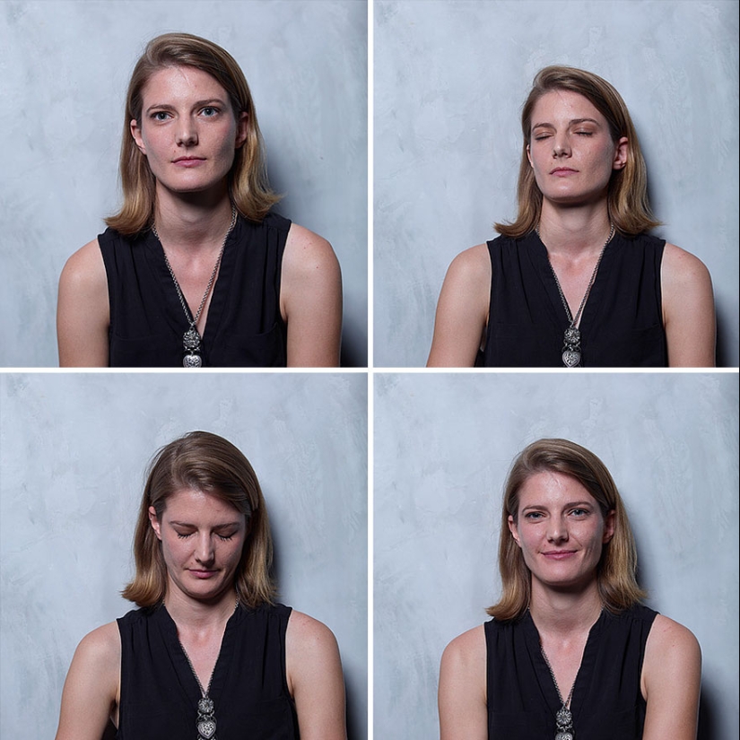 Brazilian photographer took pictures of women before, during and after orgasm