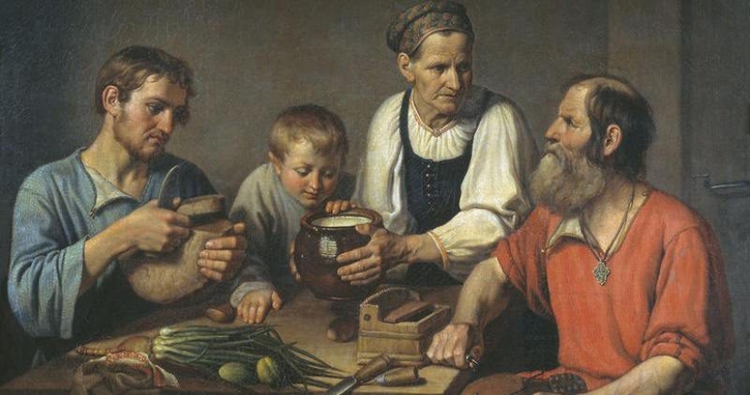 "Bread and water are our food": what and how they ate in Russian villages at the end of the XIX century