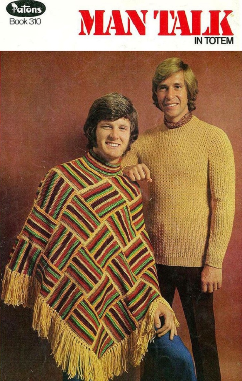 Bright color, indecent cut, daring cage and unthinkable bell-bottomed: men's fashion of the 70s