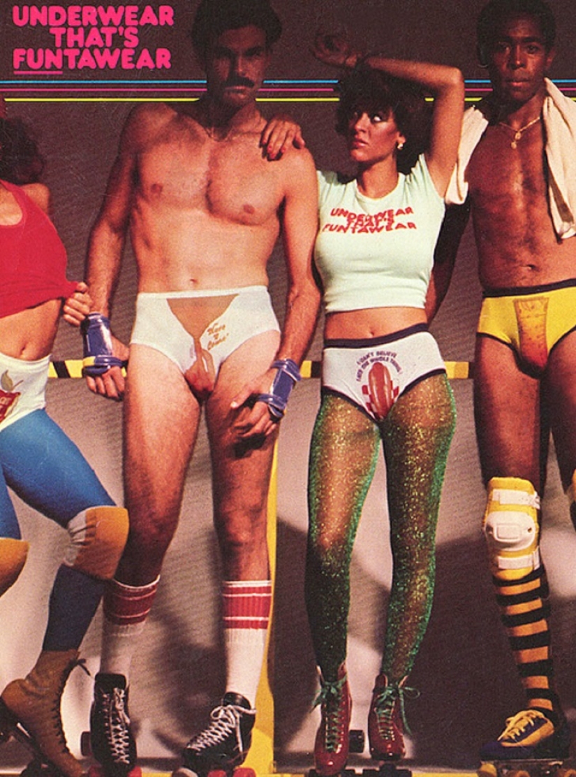 Bright color, indecent cut, daring cage and unthinkable bell-bottomed: men's fashion of the 70s