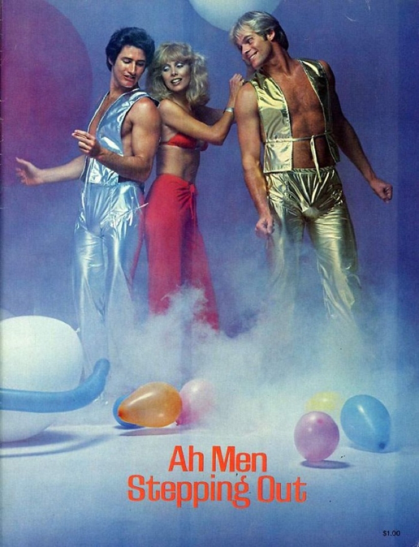 Bright color, indecent cut, daring cage and unthinkable bell-bottomed: men's fashion of the 70s