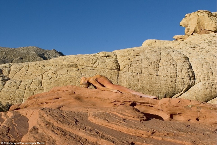 Busca a una mujer: las modelos desnudas se mezclan con el paisaje