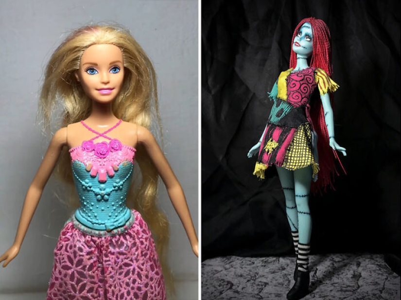 Cambios de imagen de Barbie: 8 imágenes de antes y después de Barbies y Kens transformados por Daniel Lima