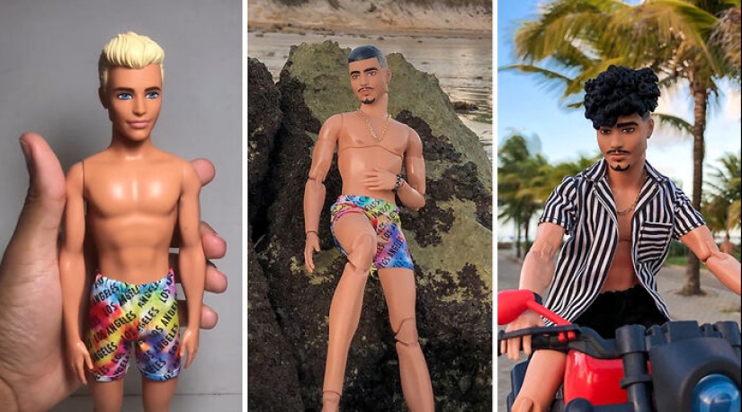 Cambios de imagen de Barbie: 8 imágenes de antes y después de Barbies y Kens transformados por Daniel Lima
