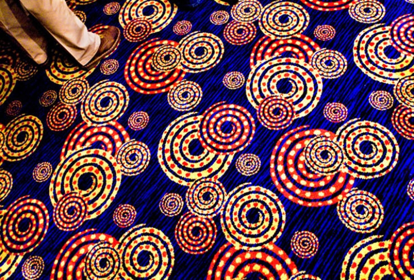 Carpets in the casino