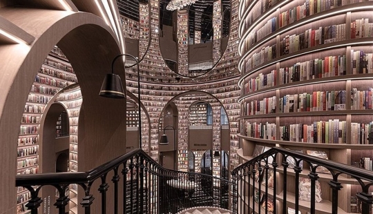 Casi como en Hogwarts: cómo se ve una librería" interminable " en China