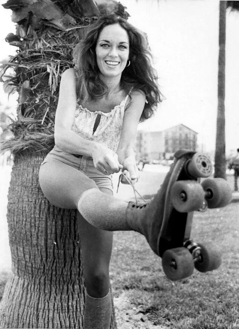 Catherine Bach - a curvy icon of the era of roller skates and short shorts