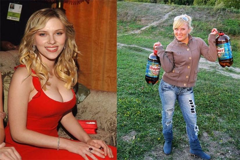 Celebrities before and after visiting Russia