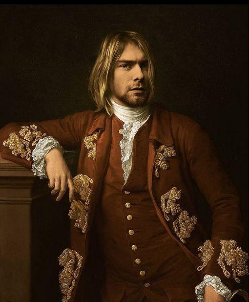 Celebrities in the ceremonial portraits of the artist Kieson