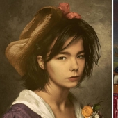 Celebrities in the ceremonial portraits of the artist Kieson