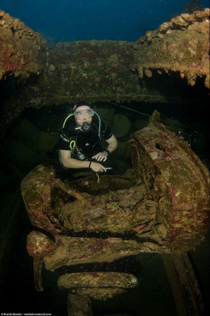 Cementerio submarino de Japón: imágenes de equipos sumergidos de la Segunda Guerra Mundial