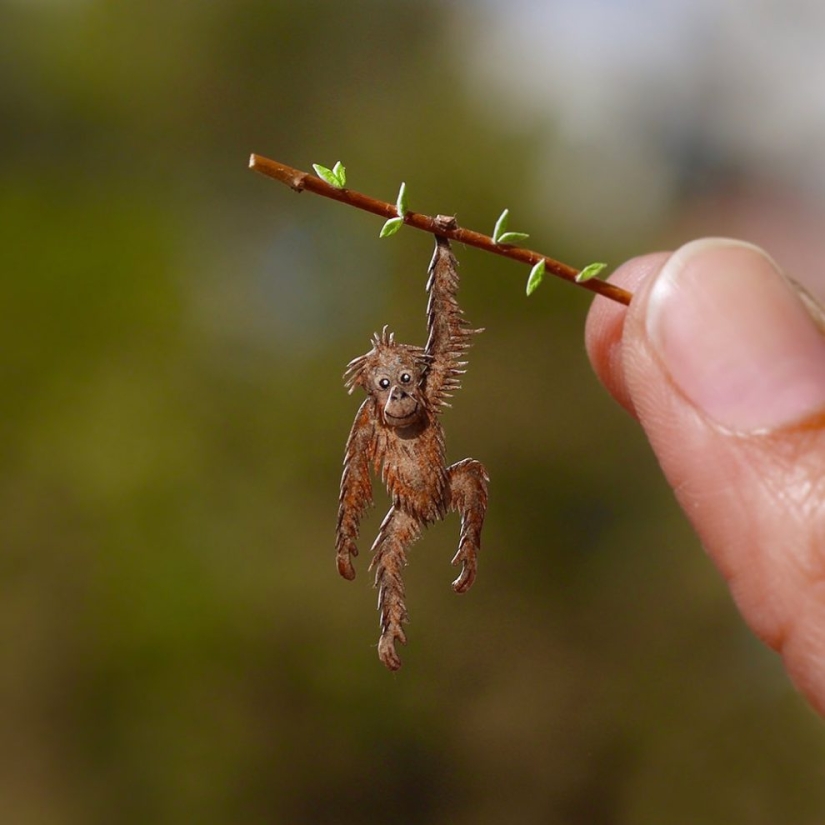 Challenge 1000 days - tiny paper animals from artists from India