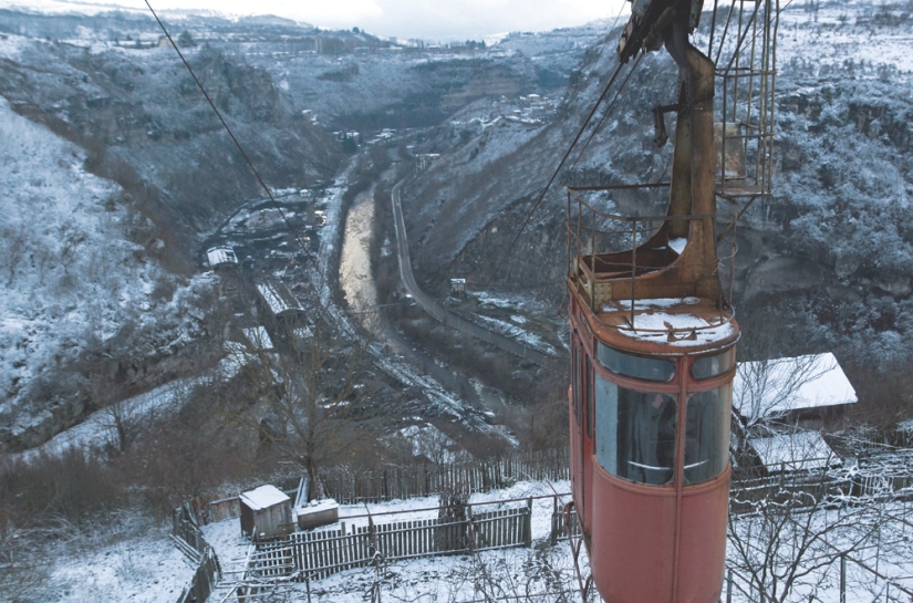 Chiatura is a disappearing city in Georgia