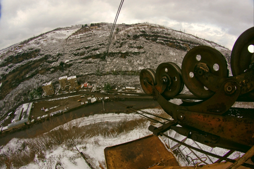 Chiatura is a disappearing city in Georgia