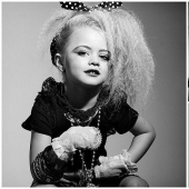 Children dressed as icons of American culture and music