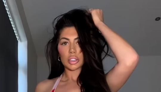 Chloe Ferry leaves VERY little to the imagination as she flaunts her jaw-dropping figure in sexy Valentine's Day lingerie