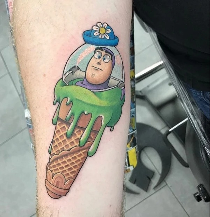 ¿Chocolate o vainilla? 20 tatuajes dedicados al helado