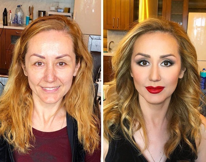 Cinderella effect: 30 incredible transformations from the master of make-up Vadim Andreev