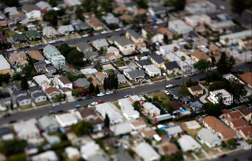 City of Angels from a bird's-eye view