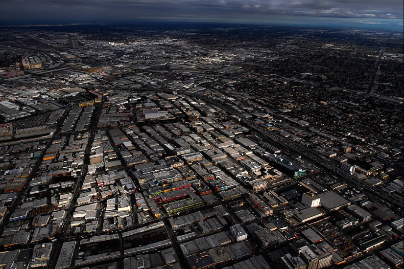 City of Angels from a bird's-eye view