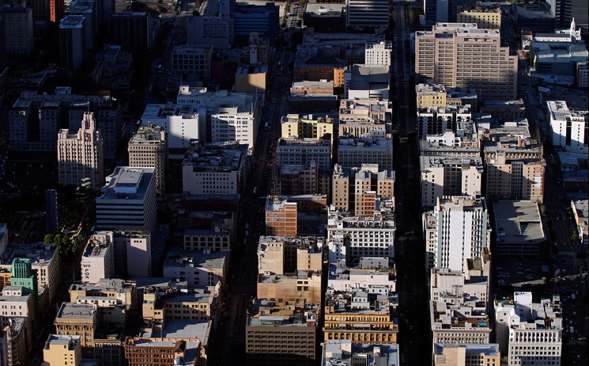 City of Angels from a bird's-eye view