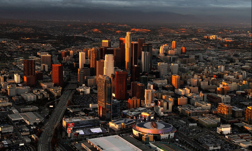 City of Angels from a bird's-eye view