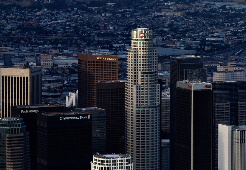 City of Angels from a bird's-eye view