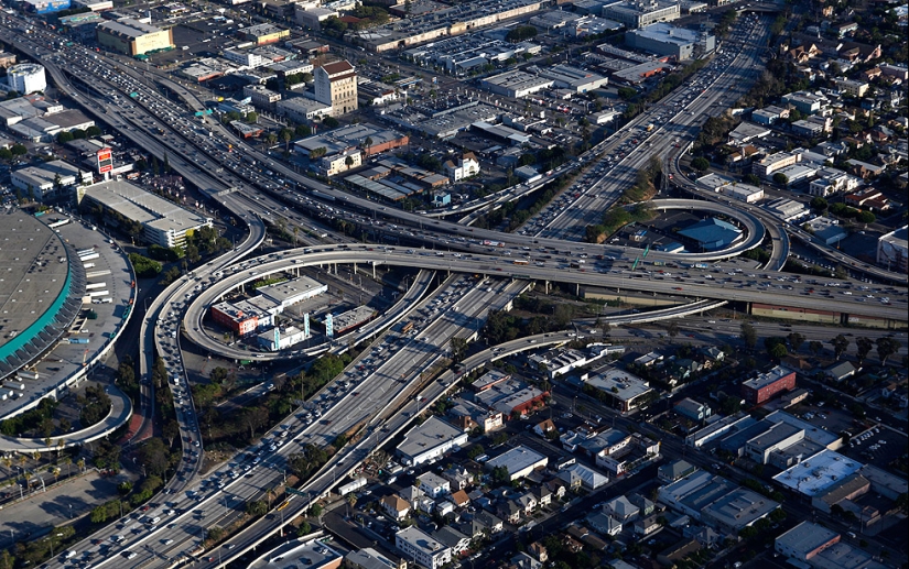 City of Angels from a bird's-eye view