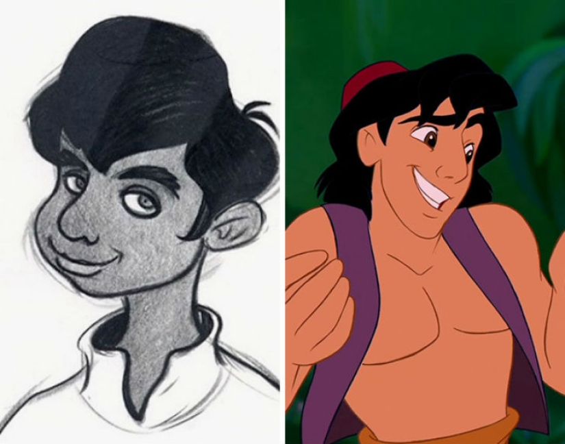 Cómo eran los personajes de Disney al principio