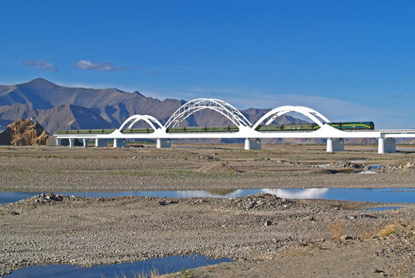 Cómo los chinos construyeron el ferrocarril al Tíbet