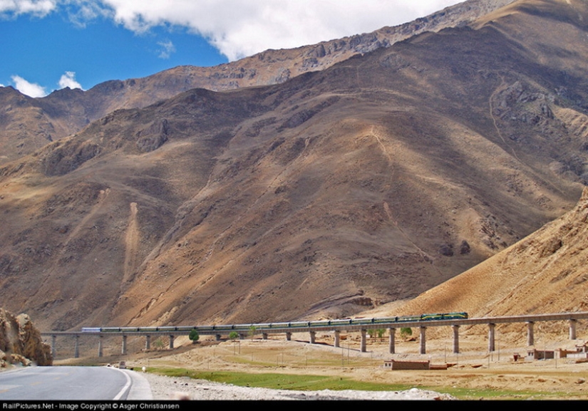 Cómo los chinos construyeron el ferrocarril al Tíbet