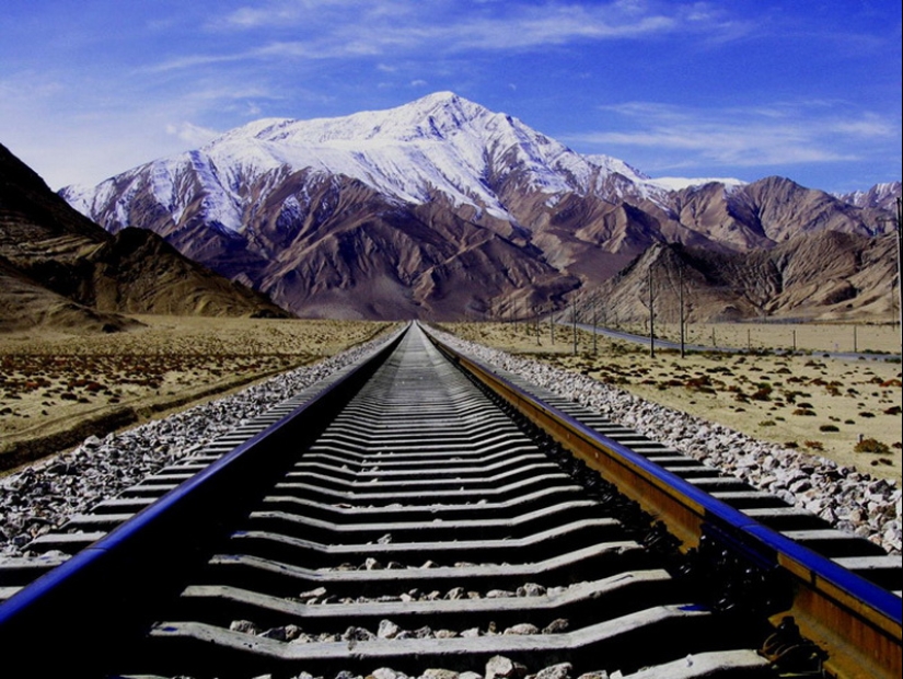 Cómo los chinos construyeron el ferrocarril al Tíbet