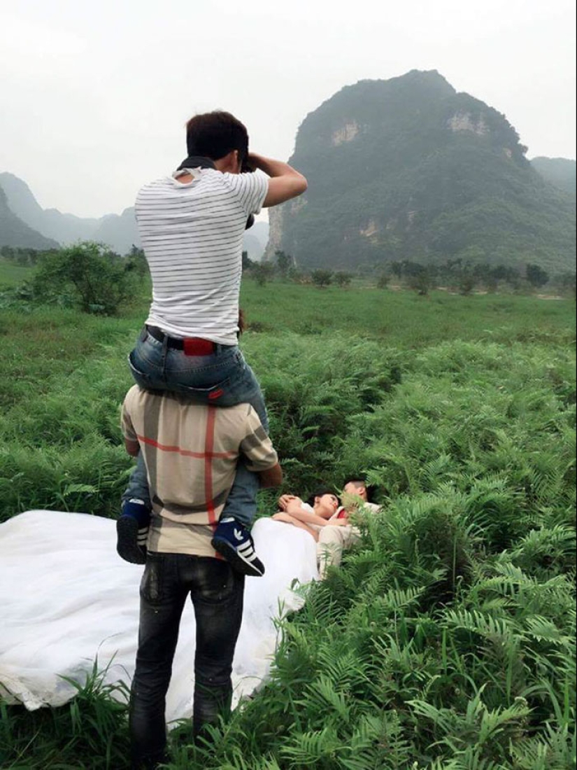 Cómo se crean realmente las fotos de boda