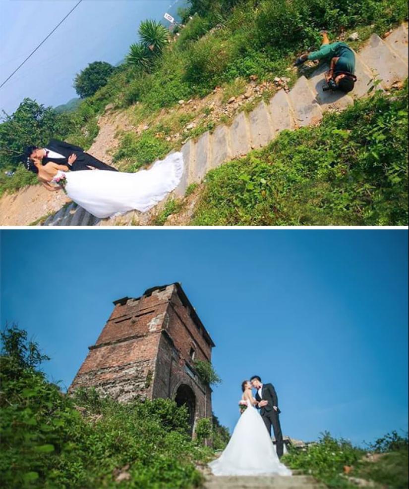 Cómo se crean realmente las fotos de boda