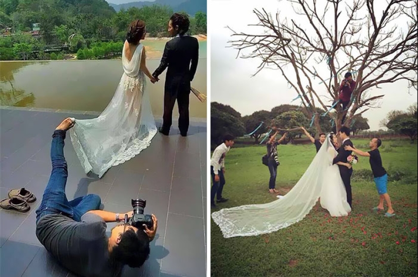 Cómo se crean realmente las fotos de boda