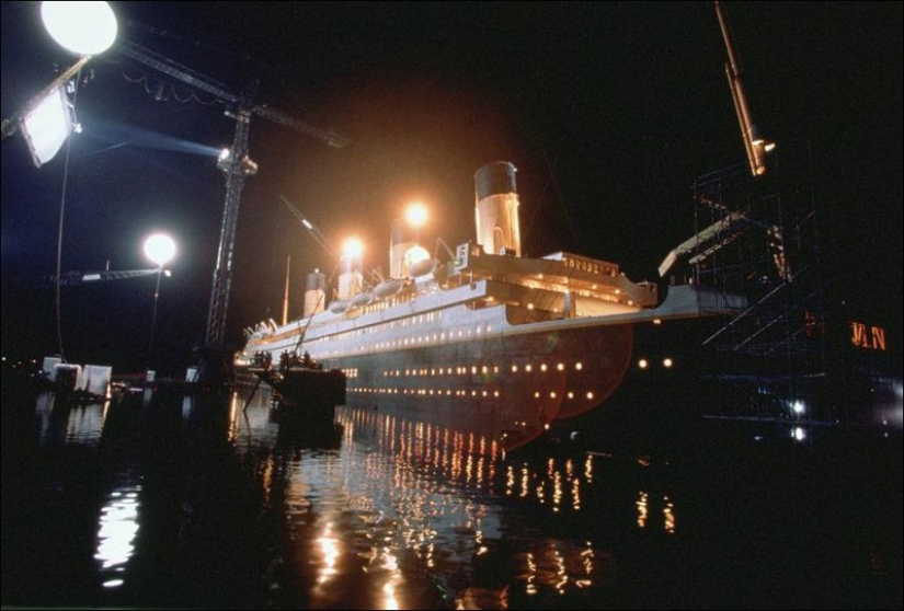 Cómo se filmó el Titanic: fotos raras de la filmación