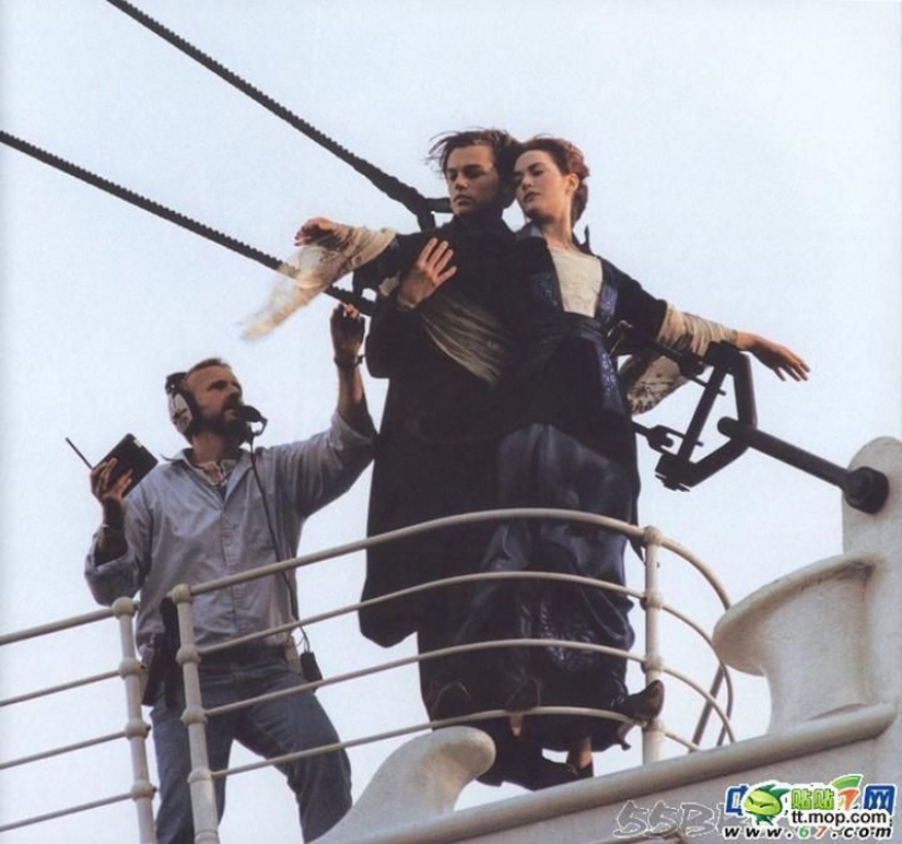 Cómo se filmó el Titanic: fotos raras de la filmación