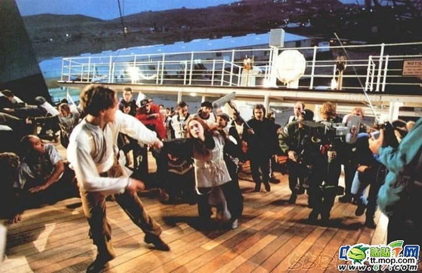 Cómo se filmó el Titanic: fotos raras de la filmación