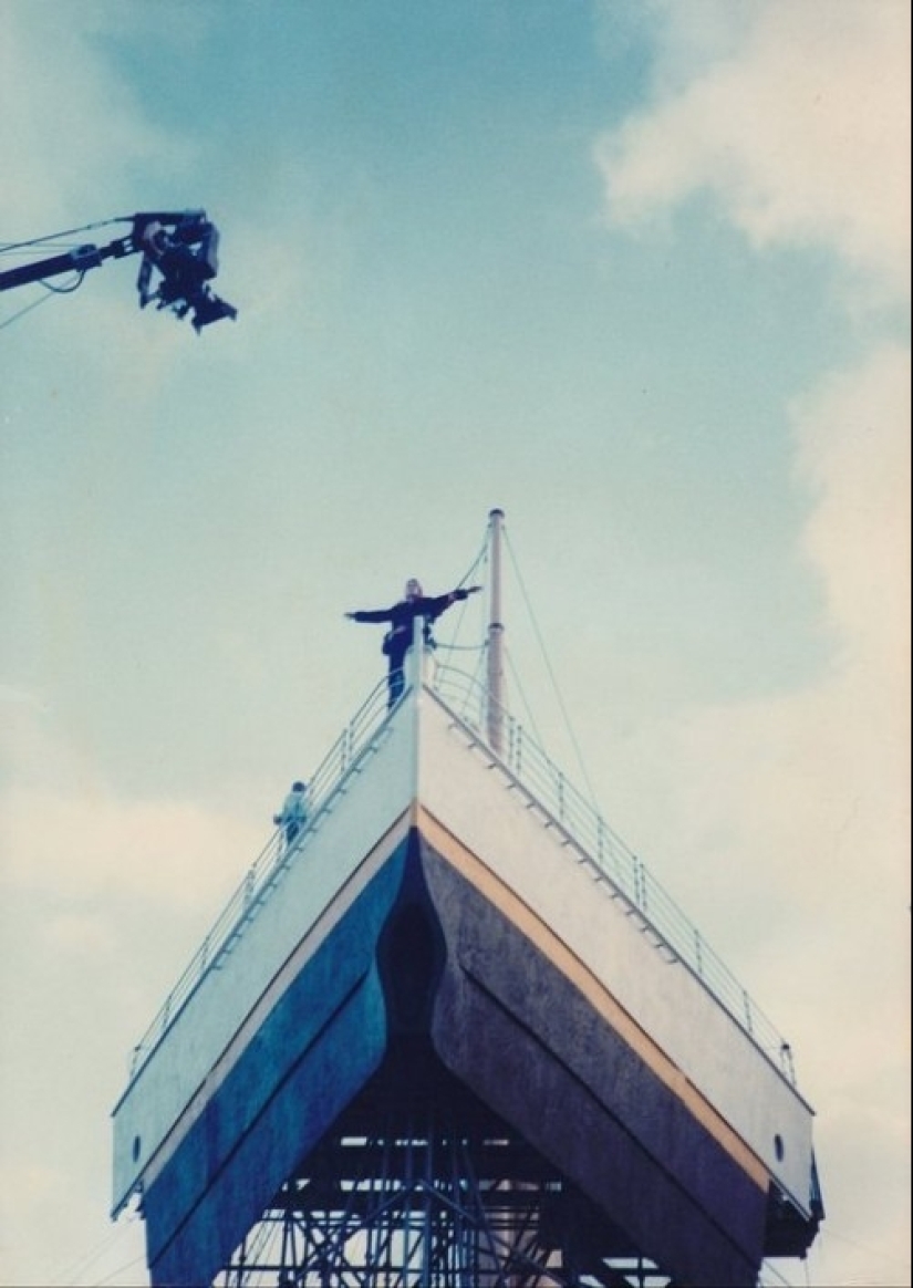 Cómo se filmó el Titanic: fotos raras de la filmación