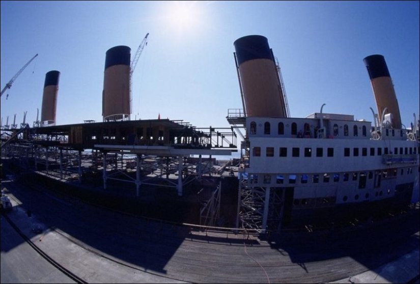 Cómo se filmó el Titanic: fotos raras de la filmación