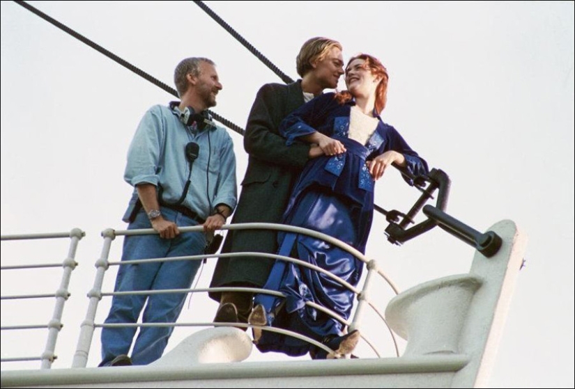 Cómo se filmó el Titanic: fotos raras de la filmación