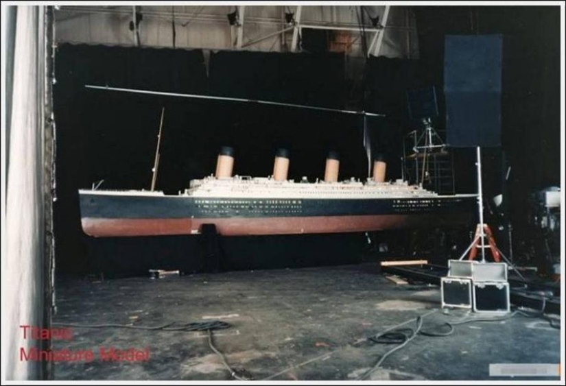 Cómo se filmó el Titanic: fotos raras de la filmación