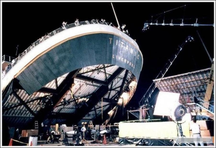 Cómo se filmó el Titanic: fotos raras de la filmación