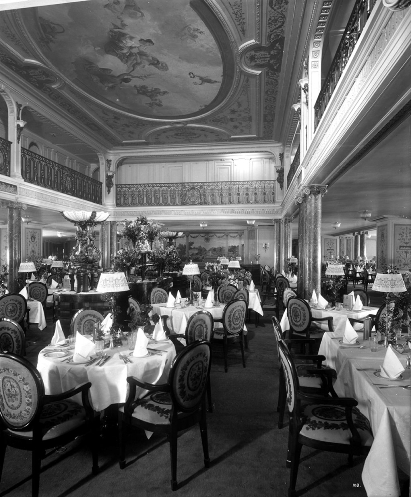 Cómo se veía la primera clase en los cruceros antes de la era de los aviones