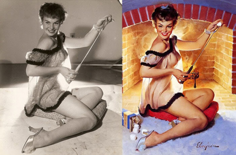 Cómo se veían las chicas que posaron para los carteles pin-up más famosos