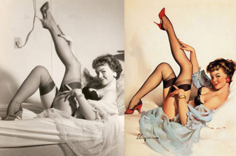 Cómo se veían las chicas que posaron para los carteles pin-up más famosos