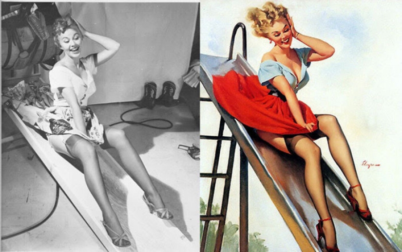 Cómo se veían las chicas que posaron para los carteles pin-up más famosos