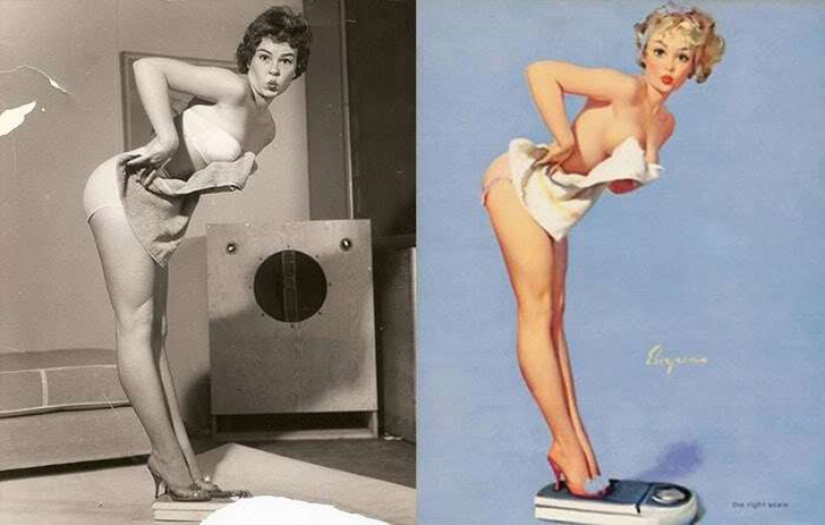 Cómo se veían las chicas que posaron para los carteles pin-up más famosos